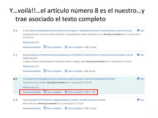 Y…voilà!!…el artículo número 8 es el nuestro…y
trae asociado el texto completo
 