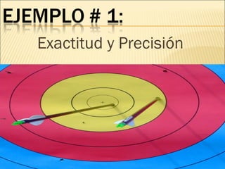 Exactitud y Precisión   