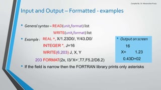 FORTRAN Theory and Basic LINUX Fundamentals | PPTX