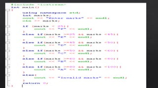 Sec 03 Conditional statement conditional statement is used in programming to make decisions .pdf