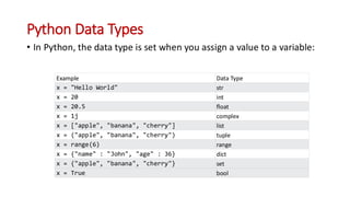 python class introduction to python programming... Comprehensive Introduction to Python Programming for AI Beginners | PDF