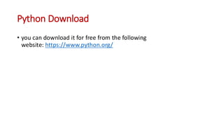 Comprehensive Introduction to Python Programming for AI Beginners | PDF