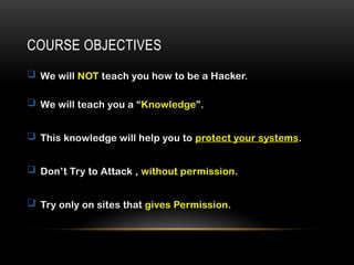 Introduction to cyber security fundamentals | PPTX