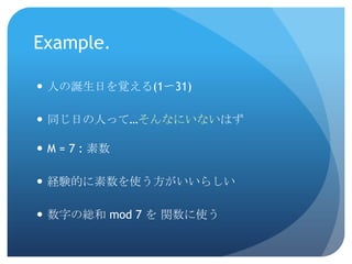 Key  Value  MϤ