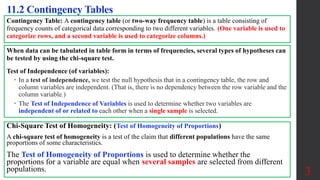 Contingency Tables | PPTX