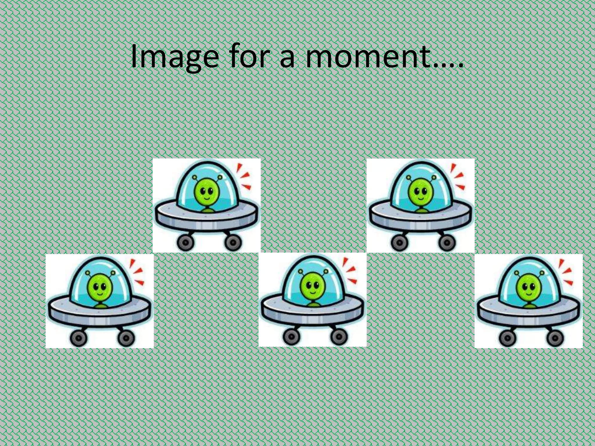 Image for a moment….

 