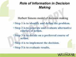 Role of Information Technology in Decision Making | PDF | Artificial ...