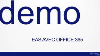 EAS AVEC OFFICE 365
 