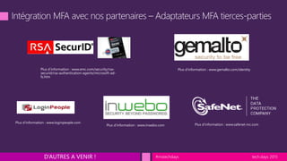 tech.days 2015#mstechdays
www.gemalto.com/identity
 