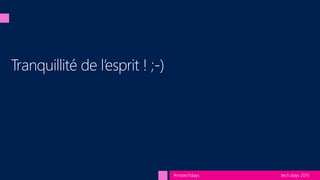 tech.days 2015#mstechdays
 