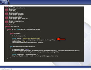 18
Friday, February 15, 13
 