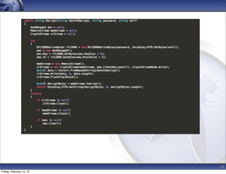 39
Friday, February 15, 13
 