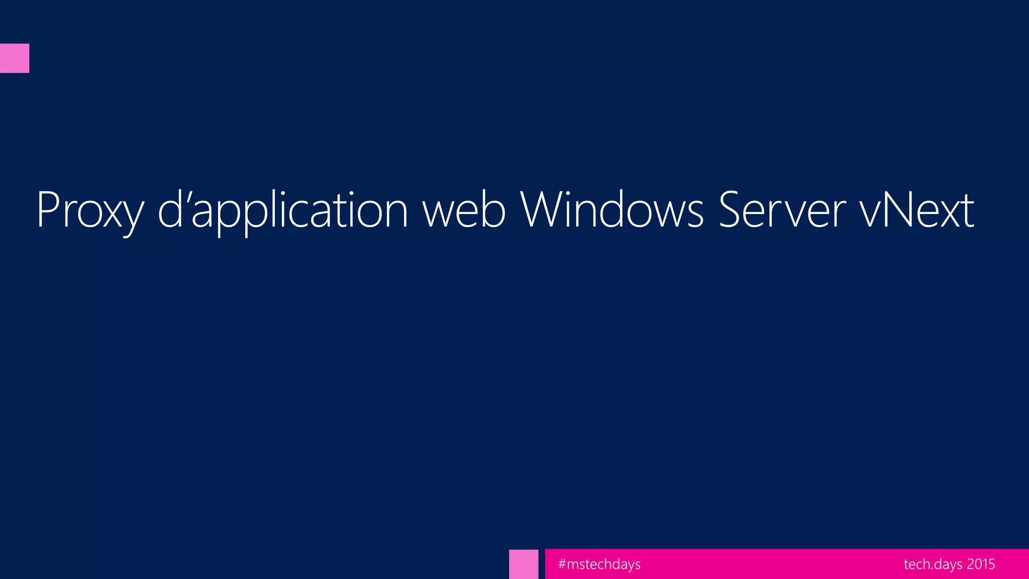 tech.days 2015#mstechdays
 