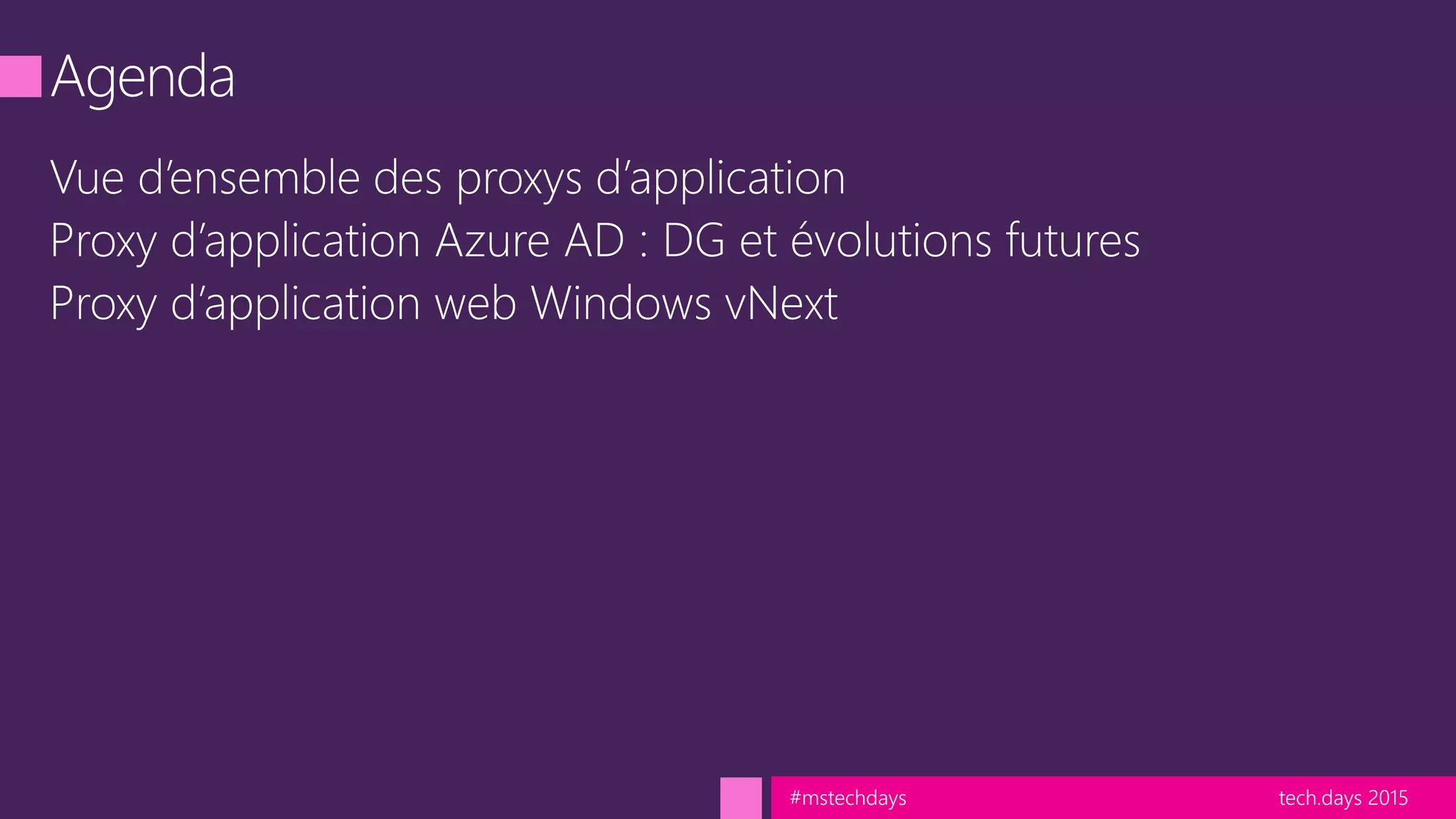 tech.days 2015#mstechdays
 