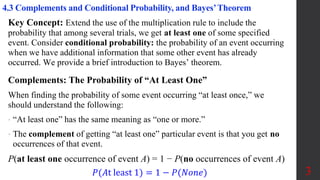 Complements and Conditional Probability, and Bayes' Theorem | PPT