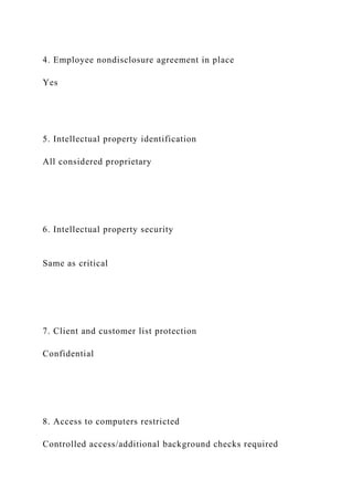 Sec2 Client Restricted SEC480 CAPSTONE Week 1 – Risk Assessment Content ChecklistG.docx