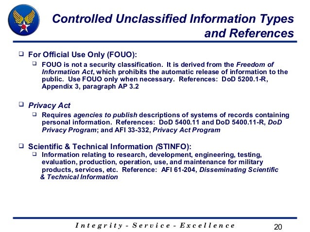 sec af pa slides privacy act cover sheet