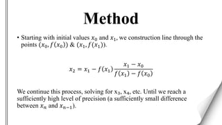 Secant Metod Applications.pdf Secant method.pptx