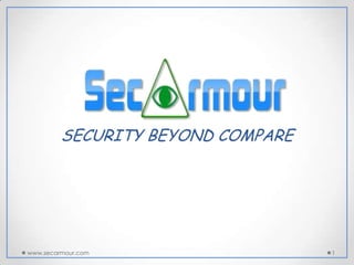 SECURITY BEYOND COMPARE

www.secarmour.com

1

 