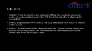 JP MORGAN CHASE
• The firm's roots in India date back to 1922, when J.P. Morgan & Co. in New York and Morgan
Grenfell, its...