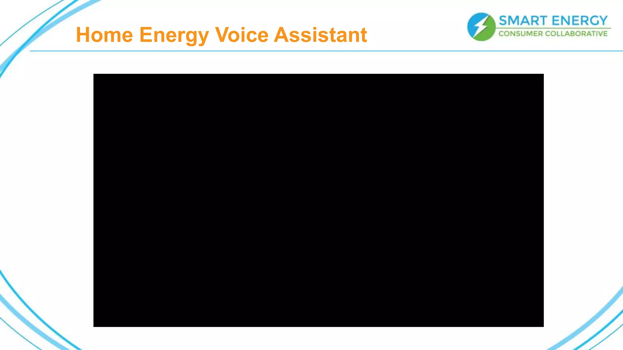 Home Energy Voice Assistant
 