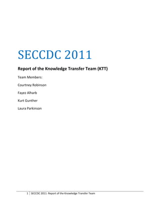 SECCDC Report