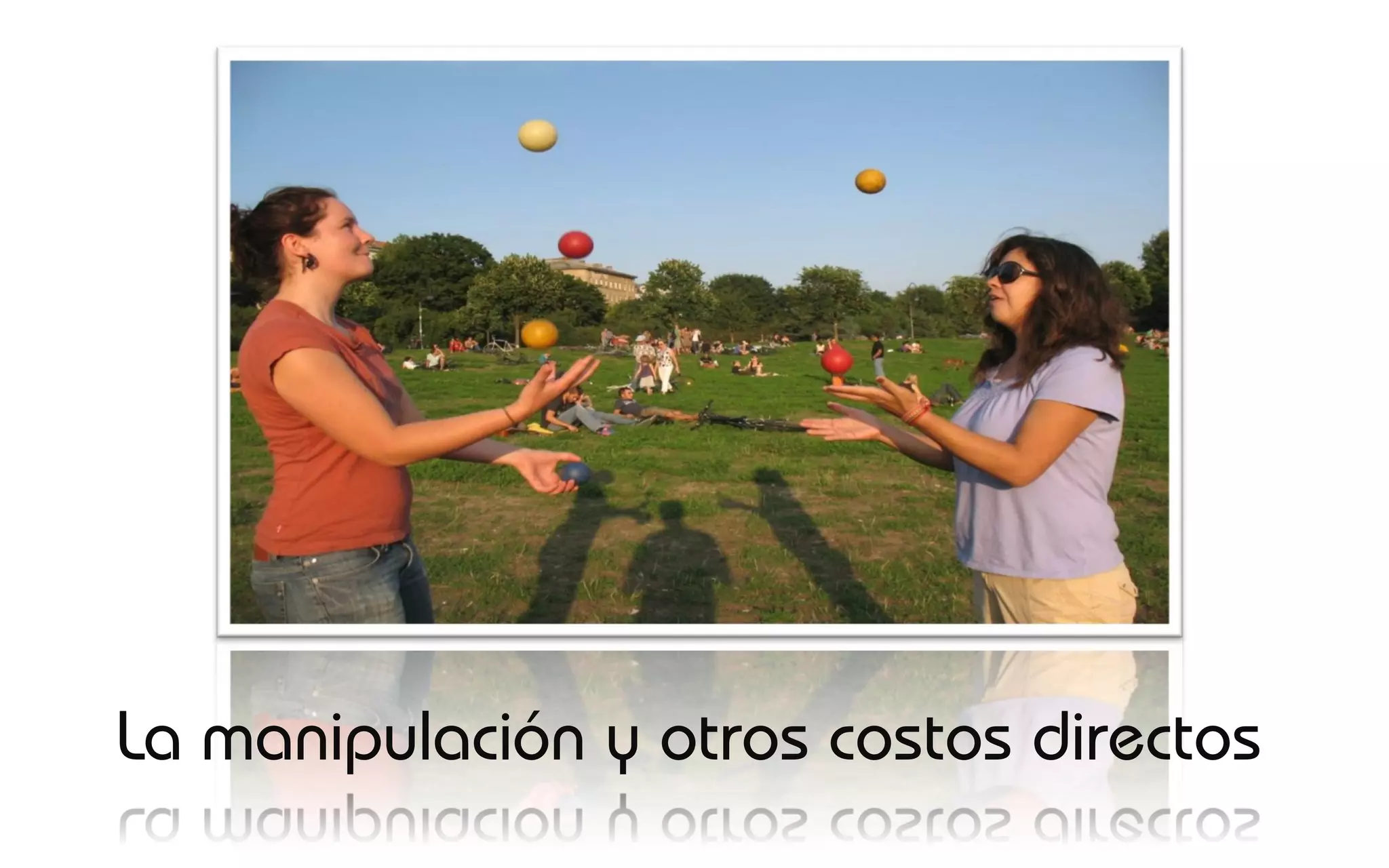 La manipulación y otros costos directos
 