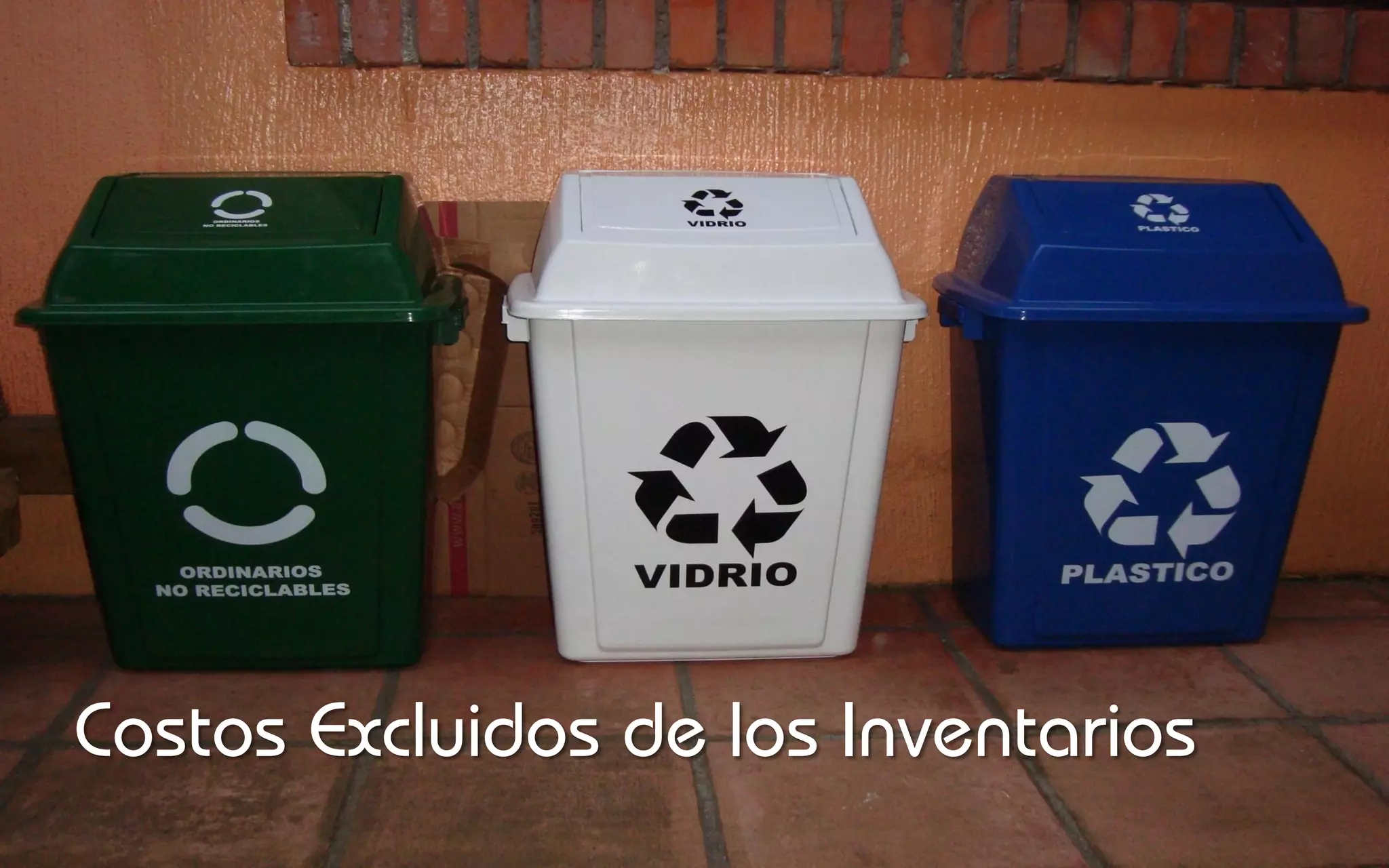 Costos Excluidos de los Inventarios
 