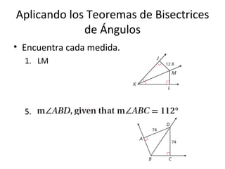 Bisectores Perpendiculares y Bisectrices de Ángulos | PPT