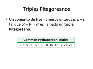 El Teorema de Pitágoras | PPT