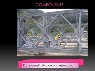 Parte constitutiva de una estructura
 