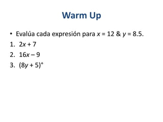 Condiciones para Paralelogramos
