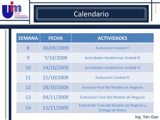 Clasificación. Ing. YanGao