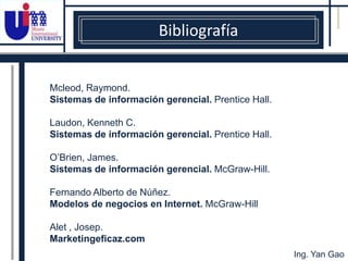 Contenido ProgramáticoUnidad I: Introducción a los Sistemas de Información Conceptos básicos de sistemas. 