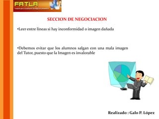 SECCION DE NEGOCIACIONParte del ser humano es la oportunidad de cumplir con sus obligaciones
