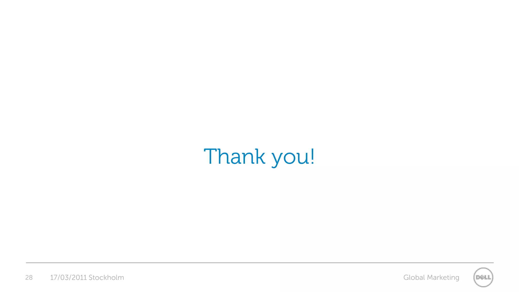 Thank you!2817/03/2011 Stockholm