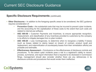 SEC Cybersecurity Disclosure Guidelines | PDF