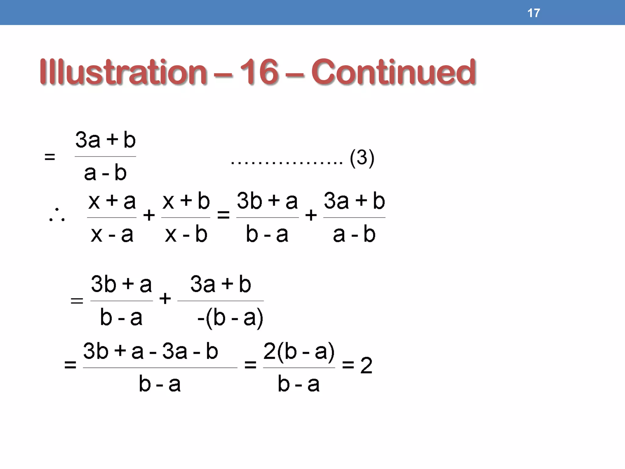 Illustration – 16 – Continued
17
 