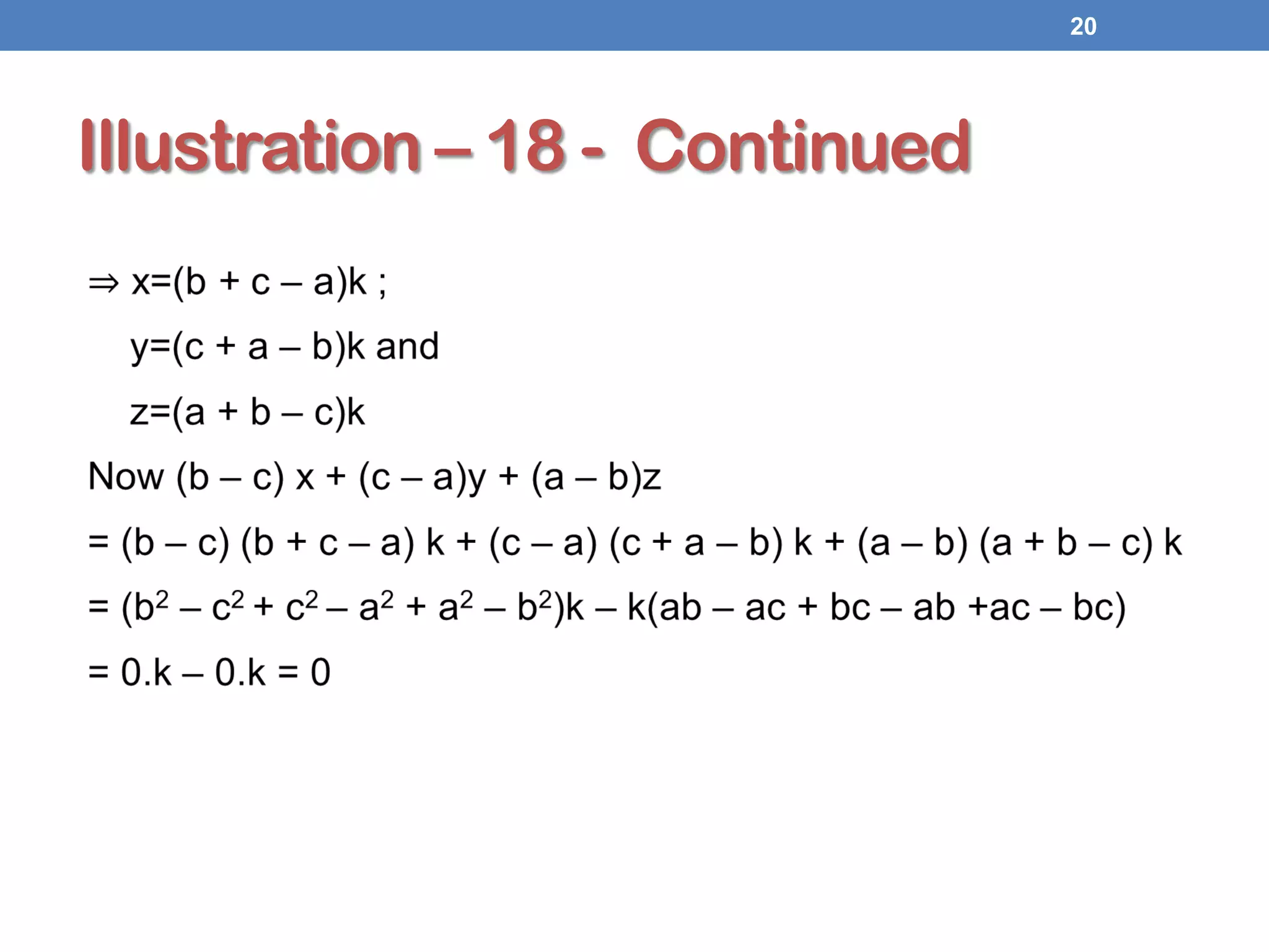 Illustration – 18 - Continued
20
 