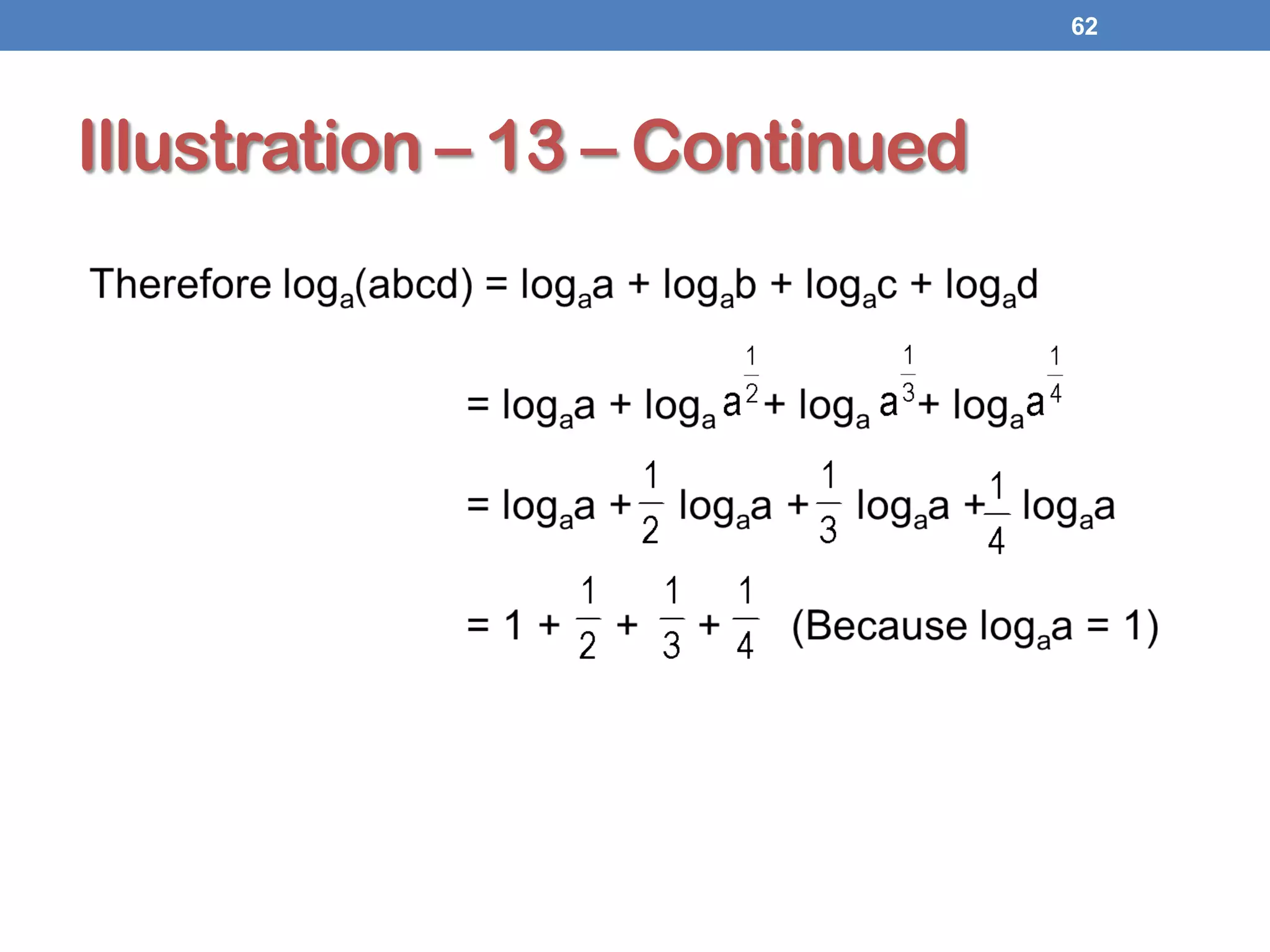 Illustration – 13 – Continued
62
 