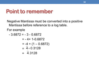 Point to remember
34
 