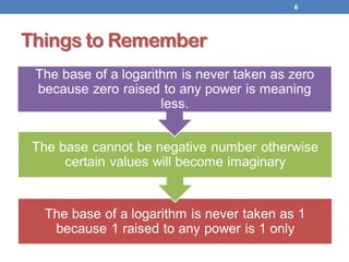 Things to Remember
6
 