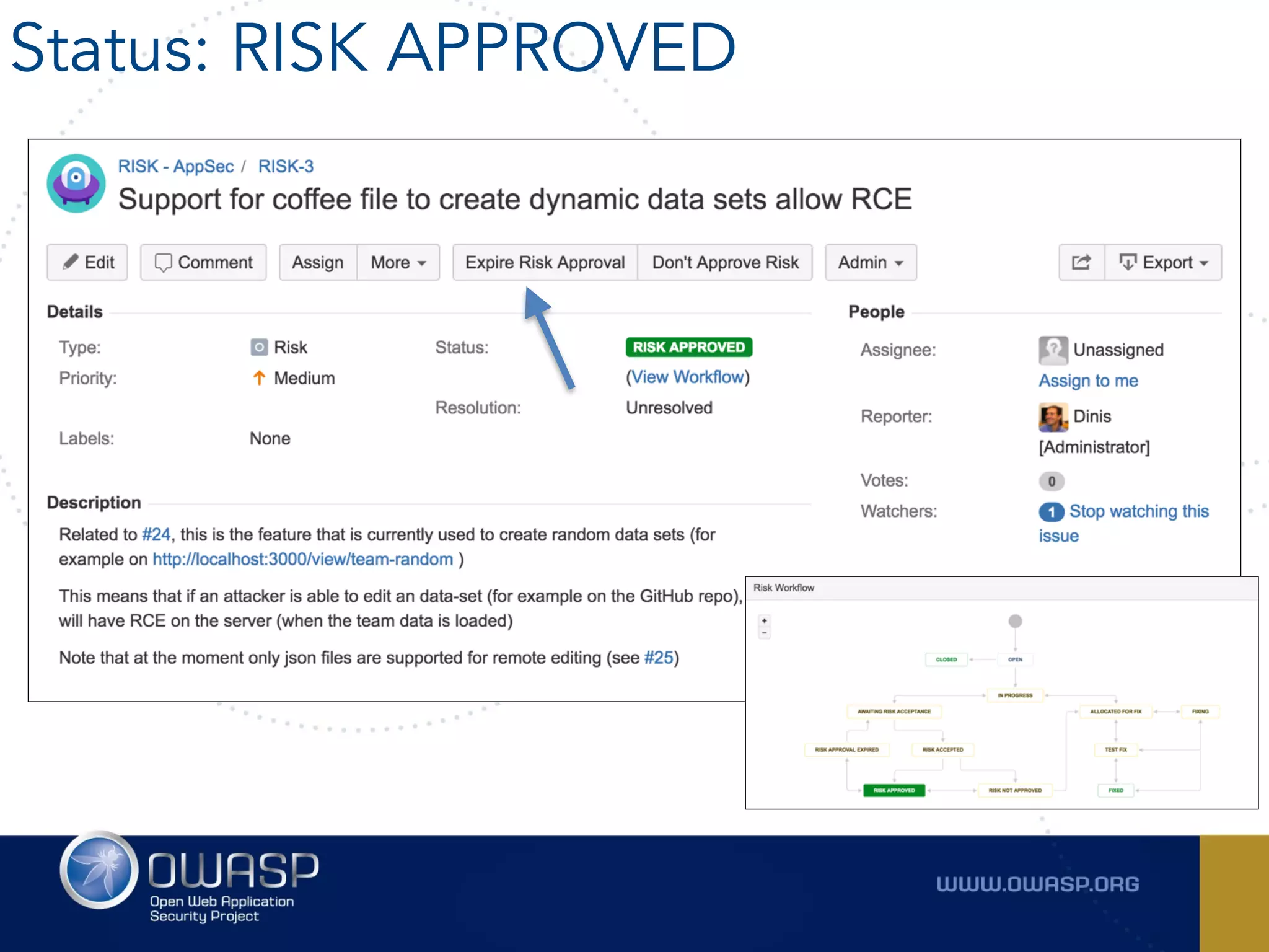 Status: RISK APPROVED
 