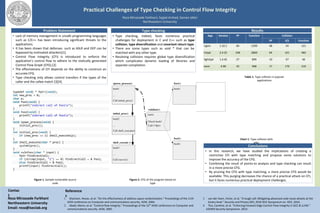 Practical Challenges of Type Checking in Control Flow Integrity
Reza Mirzazade Farkhani; Sajjad Arshad; Saman Jafari
Northeastern University
Reza Mirzazade Farkhani
Northeastern University
Email: reza@iseclab.org
Contac
t
1. Shacham, Hovav, et al. ”On the effectiveness of address-space randomization.” Proceedings of the 11th
ACM conference on Computer and communications security. ACM, 2004.
2. Abadi, Martn, et al. “Control-flow integrity.” Proceedings of the 12th
ACM conference on Computer and
communications security. ACM, 2005.
Reference
s
Type checking
• In this research, we have studied the implications of creating a
restrictive CFI with type matching and propose some solutions to
improve the accuracy of the CFG.
• Combining the result of points-to analysis and type checking can result
in a more precise CFG.
• By pruning the CFG with type matching, a more precise CFG would be
available. This purging decreases the chance of a practical attack on CFI,
but it faces numerous practical deployment challenges.
Conclusions
App Version FP Function Collision
FP ICS Function
nginx 1.10.1 84 1299 48 34 121
httpd 2.4.25 248 2800 64 101 483
lighttpd 1.4.45 27 899 10 47 40
exim 4.90 43 968 17 179 319
Results
Chart 1. Type collision with
glibc
• Lack of memory management in unsafe programming languages
such as C/C++ has been introducing significant threats to the
applications.
• It has been shown that defenses such as ASLR and DEP can be
bypassed by motivated attackers[1].
• Control Flow Integrity (CFI) is introduced to enforce the
application’s control flow to adhere to the statically generated
Control Flow Graph (CFG).[2]
• The effectiveness of CFI depends on the ability to construct an
accurate CFG.
• Type checking only allows control transfers if the types of the
caller and the callee match [3][4].
Problem Statement
• Type checking, indeed, faces numerous practical
challenges for deployment in C and C++ such as type
collision, type diversification and covariant return type.
• There are some types such as void * that can be
matched with any other type.
• Resolving collisions requires global type diversification
which complicates dynamic loading of libraries and
separate compilation.
Table 1. Type collision in popular
applications
Figure 2. CFG of the program based on
type
Figure 1. Sample vulnerable source
code
3. van der Veen, Victor, et al. ”A tough call: Mitigating advanced code reuse attacks at the
binary level.” Security and Privacy (SP), 2016 IEEE Symposium on. IEEE, 2016.
4. Tice, Caroline, et al. ”Enforcing Forward-Edge Control-Flow Integrity in GCC & LLVM.”
USENIX Security Symposium. 2014.
 
