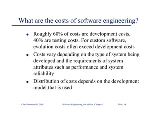 software engineering ch-1 | PDF