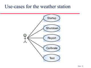 Use-cases for the weather station 
