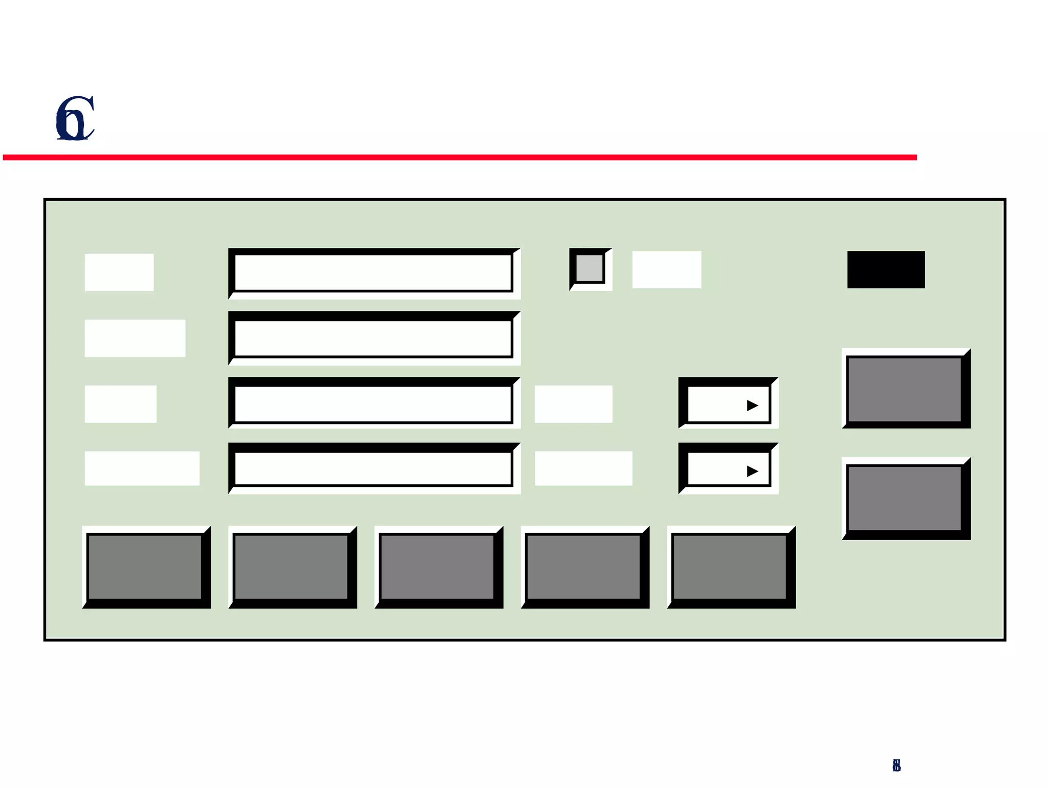 Control panel interface 