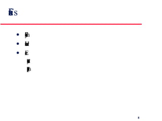 Faults and failures Failures are a usually a result of system errors that are derived from faults in the system However, faults do not necessarily result in system errors Errors do not necessarily lead to system failures The error can be corrected by built-in error detection and recovery  The failure can be protected against by built-in protection facilities. These may, for example, protect system resources from system errors 