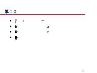 Key points The dependability in a system reflects the user’s trust in that system The availability of a system is the probability that it will be available to deliver services when requested The reliability of a system is the probability that system services will be delivered as specified Reliability and availability are generally seen as necessary but not sufficient conditions for safety and security 