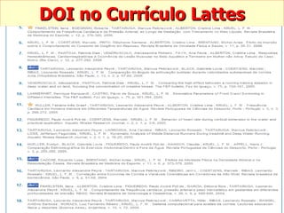 DOI no Currículo Lattes 